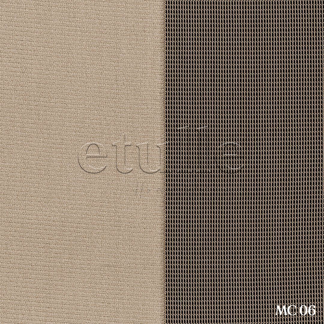 Nude - Narrow Vertical Tulle Curtain