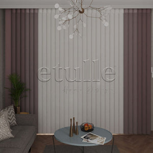 Okavango - Plain Vertical Tulle Curtains