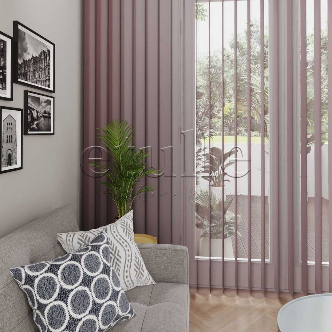 Okavango - Plain Vertical Tulle Curtains