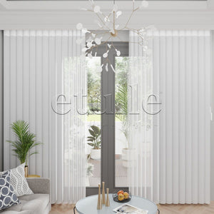 Olas - Jacquard Vertical Tulle Curtain