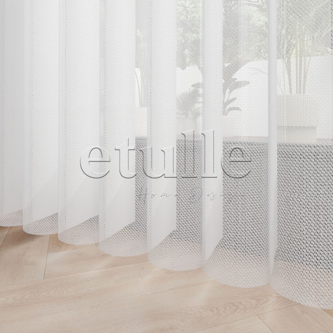 Olas - Jacquard Vertical Tulle Curtain