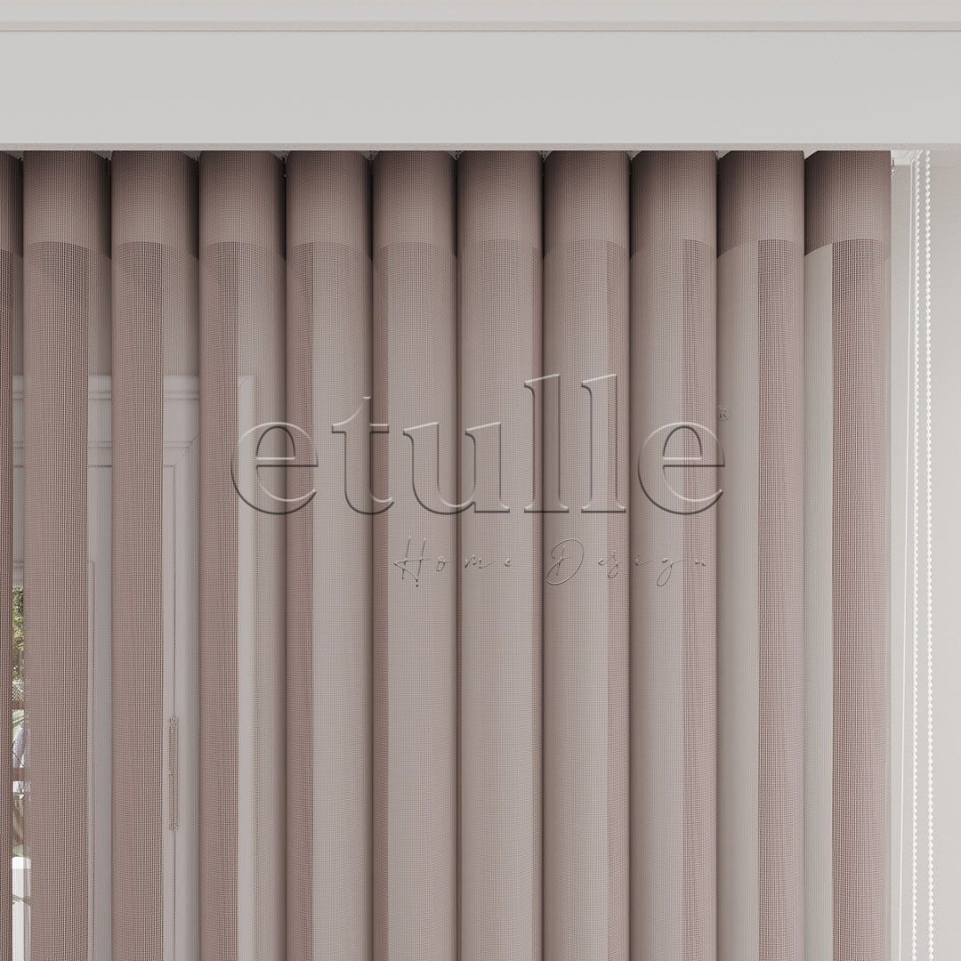 Palmar - Narrow Vertical Tulle Curtain