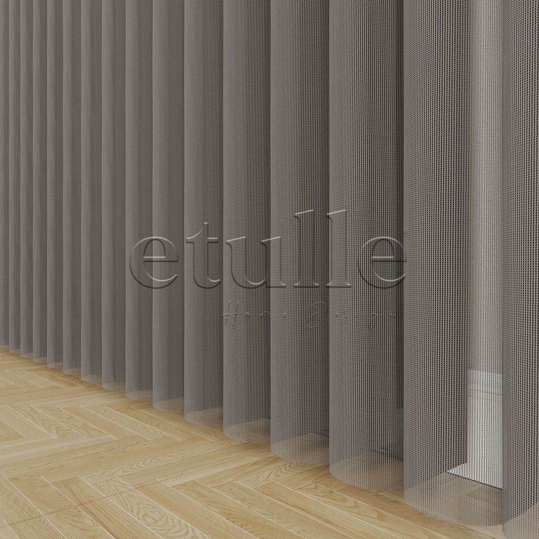 Perledo - Rustic Vertical Tulle Curtain