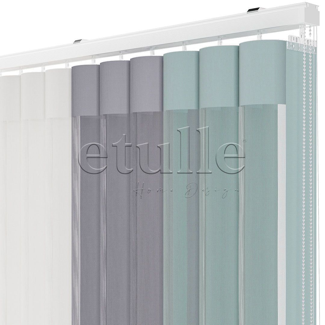 Pimlico - Plain Vertical Tulle Curtains