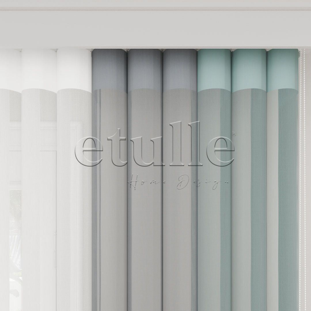 Pimlico - Plain Vertical Tulle Curtains