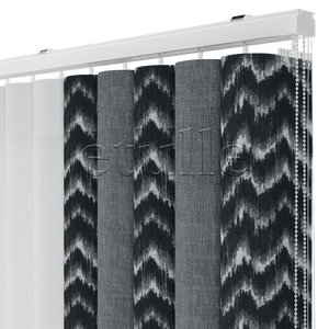 Piru Kafka - Printed Vertical Tulle Curtain