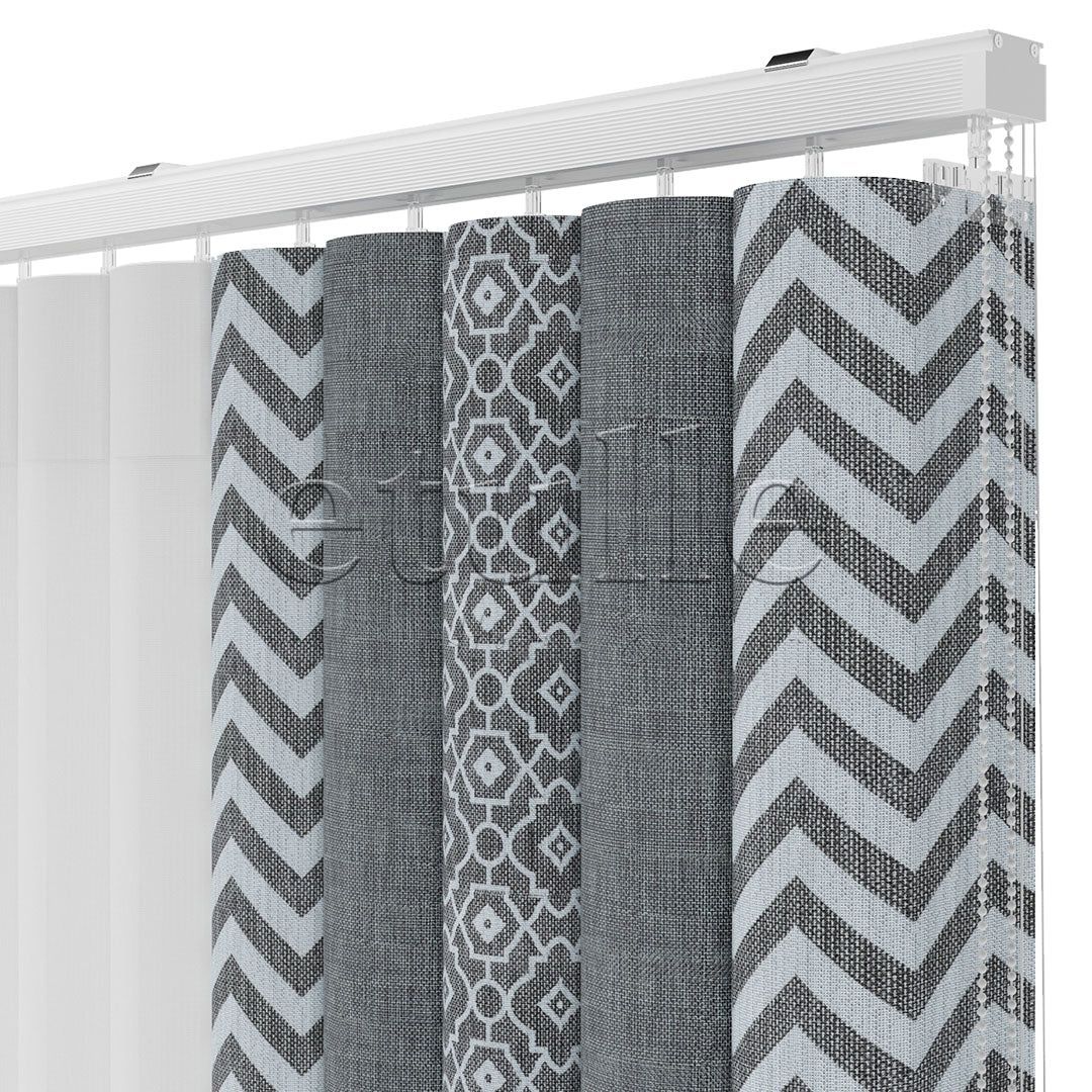 Piru King - Printed Vertical Tulle Curtain