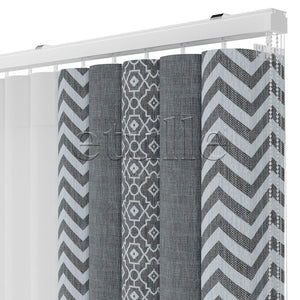 Piru King - Printed Vertical Tulle Curtain