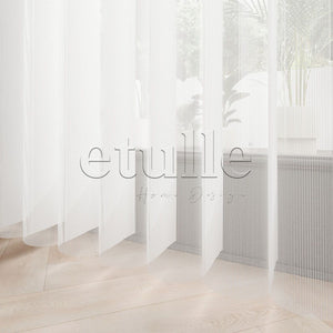 Piru King - Printed Vertical Tulle Curtain