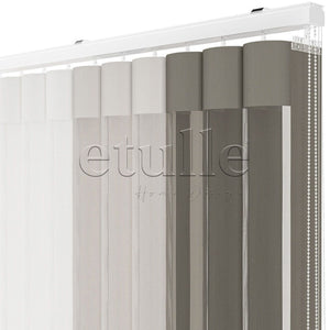Prima - Plain Vertical Tulle Curtain