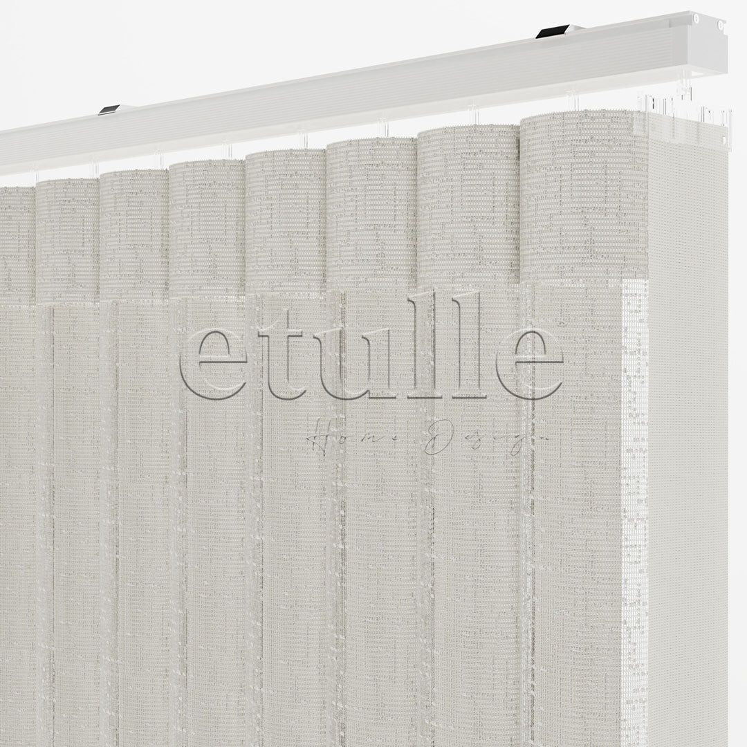 Rocas - Jacquard Vertical Tulle Curtain
