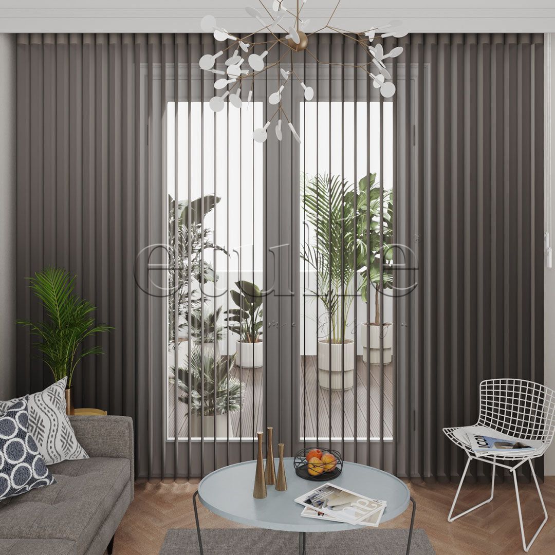 Roda - Narrow Vertical Tulle Curtain