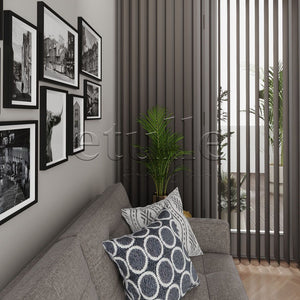 Roda - Narrow Vertical Tulle Curtain