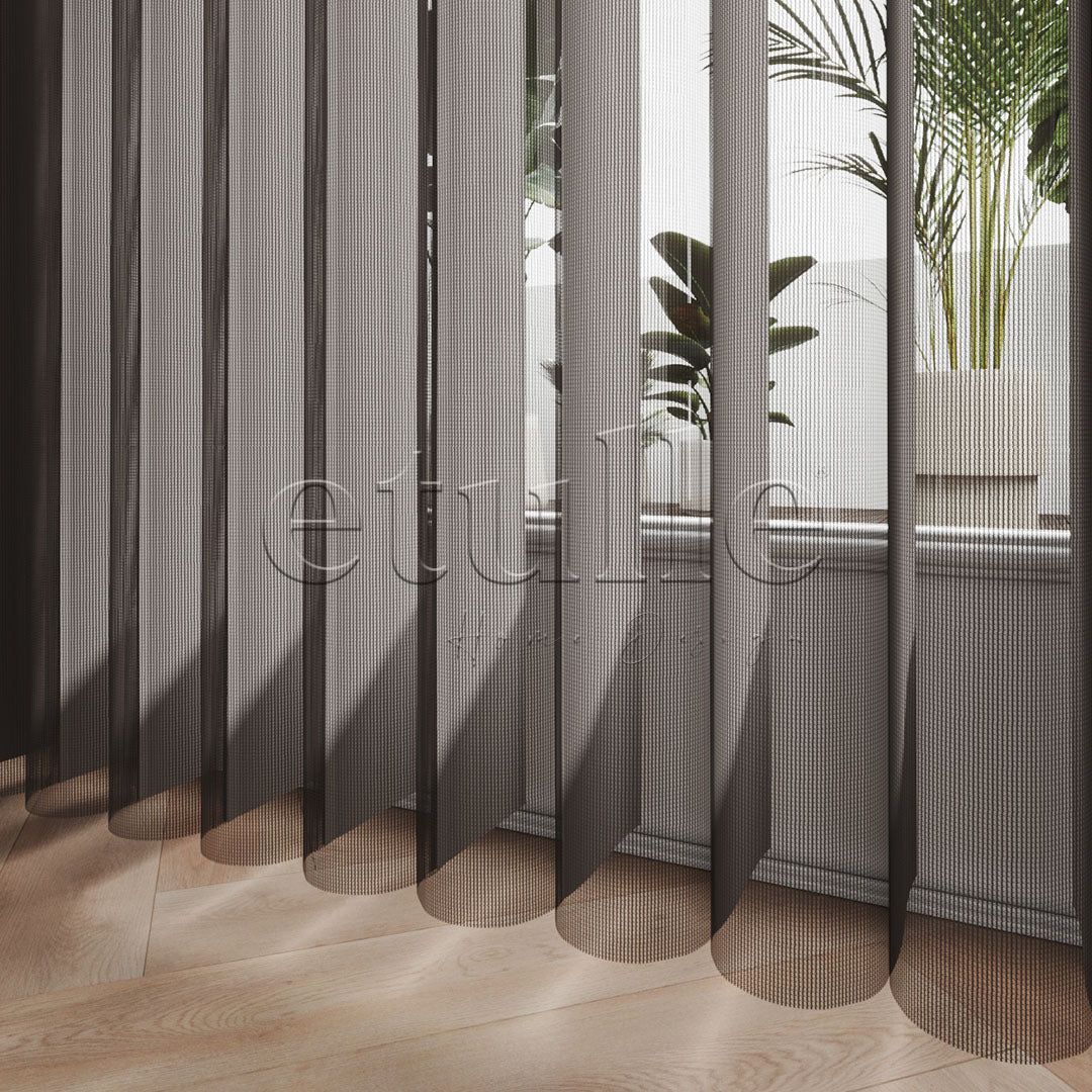 Roda - Narrow Vertical Tulle Curtain