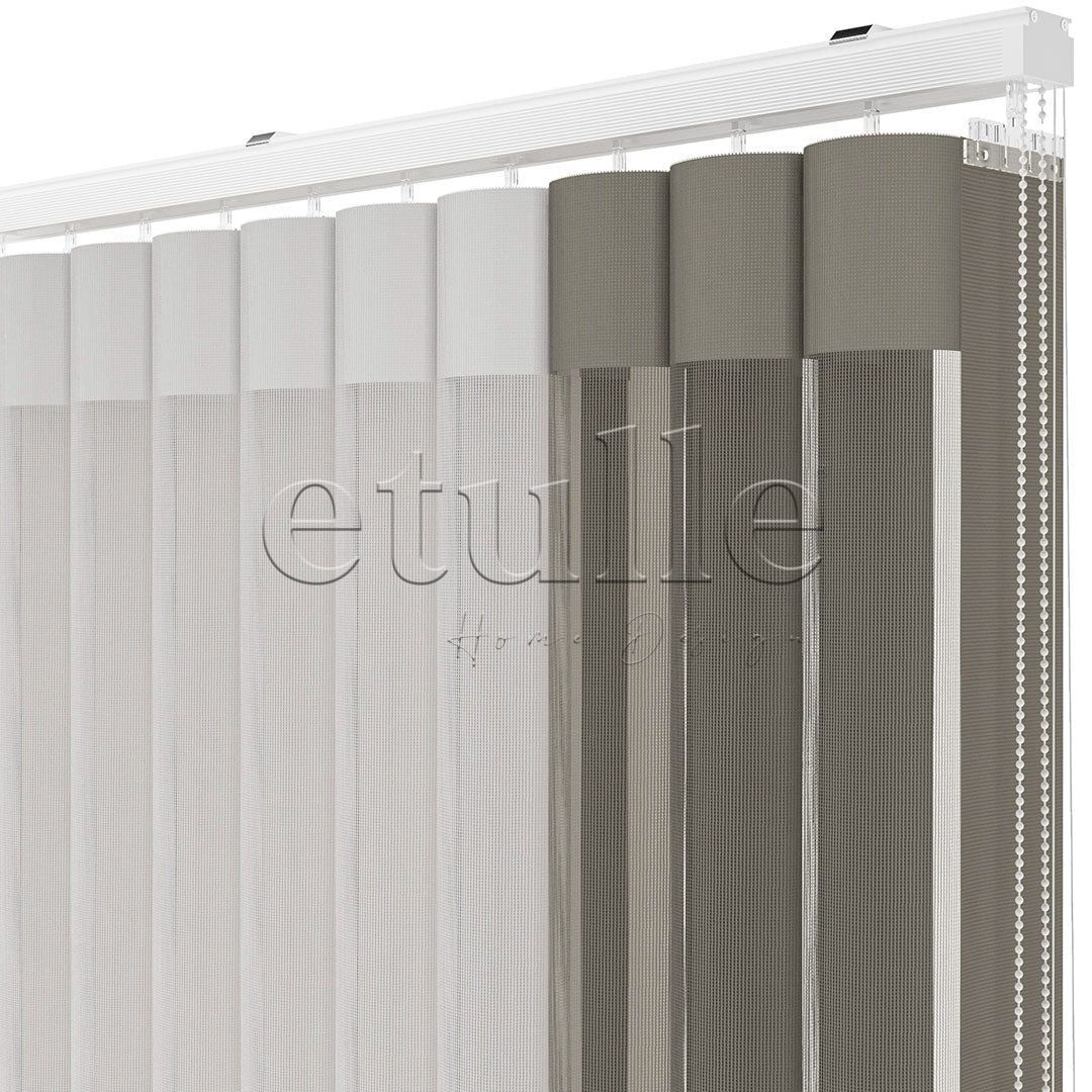 Rovita - Plain Vertical Tulle Curtain