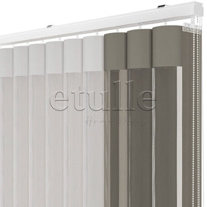 Rovita - Plain Vertical Tulle Curtain