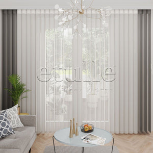 Rovita - Plain Vertical Tulle Curtain