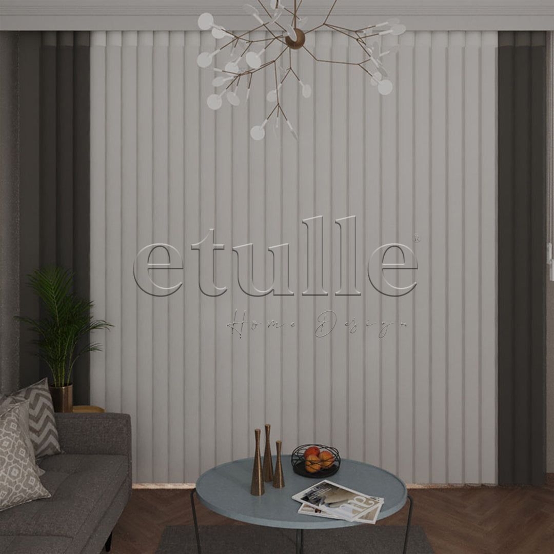 Rovita - Plain Vertical Tulle Curtain