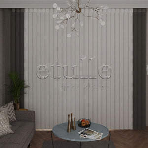 Rovita - Plain Vertical Tulle Curtain