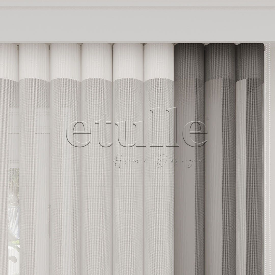 Rovita - Plain Vertical Tulle Curtain