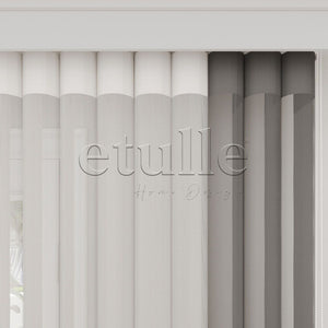 Rovita - Plain Vertical Tulle Curtain