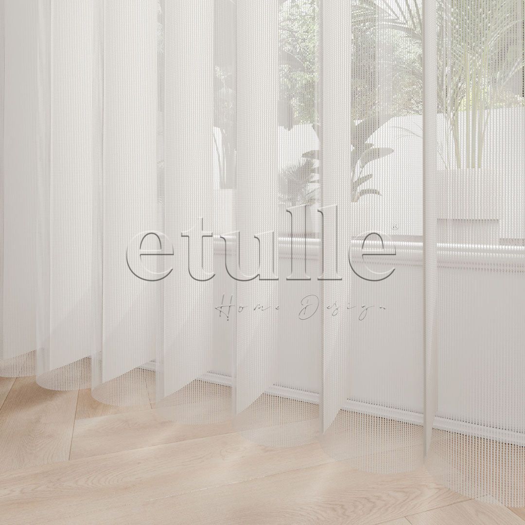 Rovita - Plain Vertical Tulle Curtain