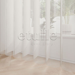 Rovita - Plain Vertical Tulle Curtain