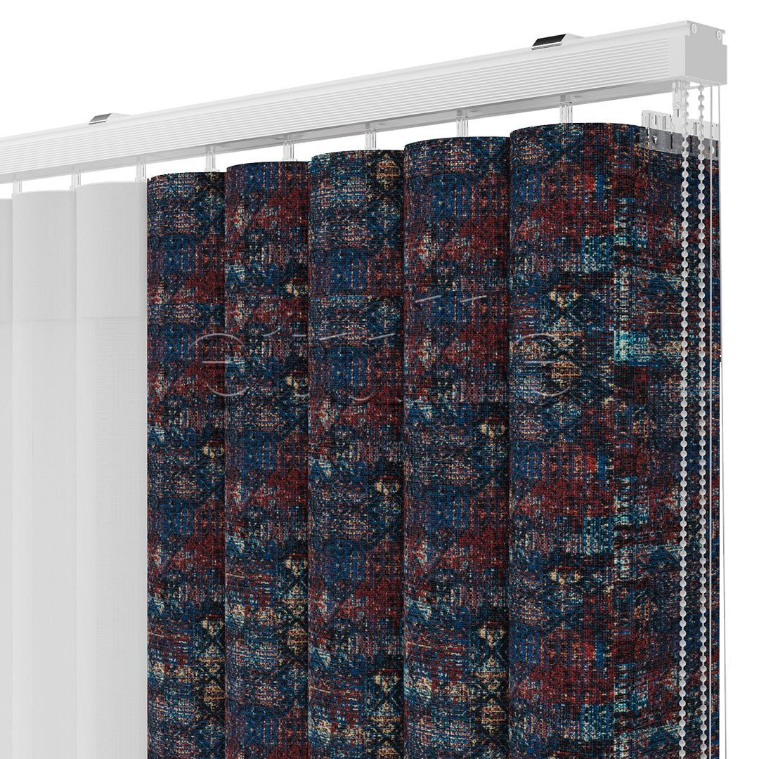 Rovito - Printed Vertical Tulle Curtain