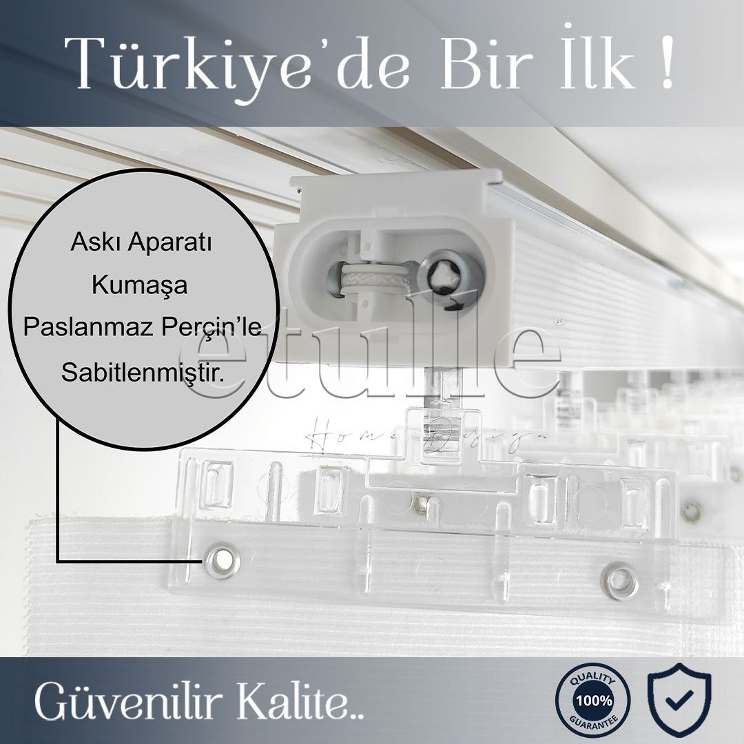 Samos - Narrow Vertical Tulle Curtains