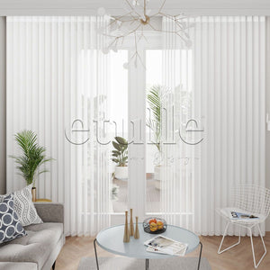 Samos - Narrow Vertical Tulle Curtains