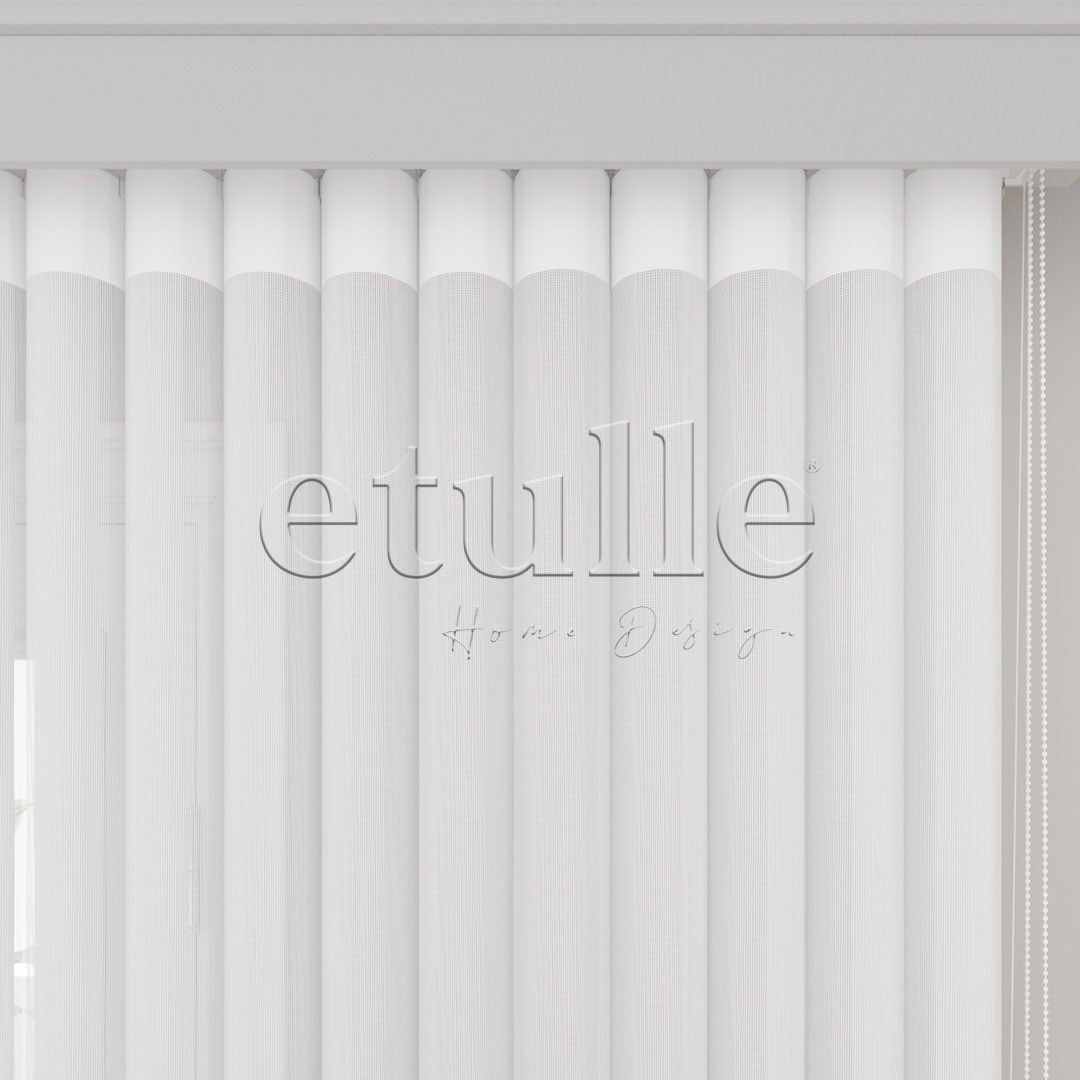 Samos - Narrow Vertical Tulle Curtains
