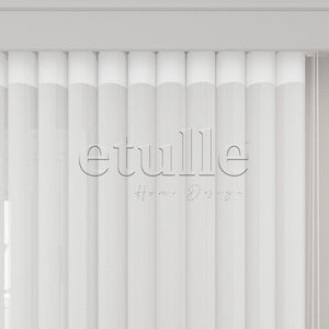 Samos - Narrow Vertical Tulle Curtains