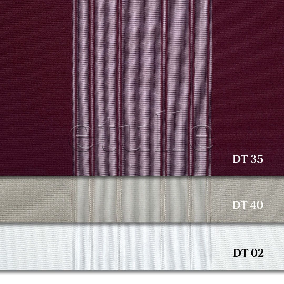Santiago - Striped Vertical Tulle Curtain