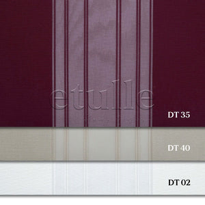 Santiago - Striped Vertical Tulle Curtain