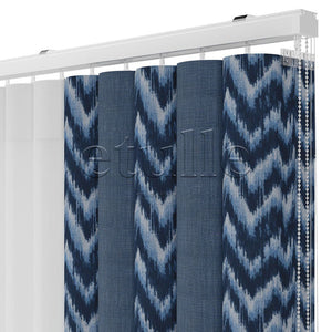 Sea Kafka - Printed Vertical Tulle Curtain