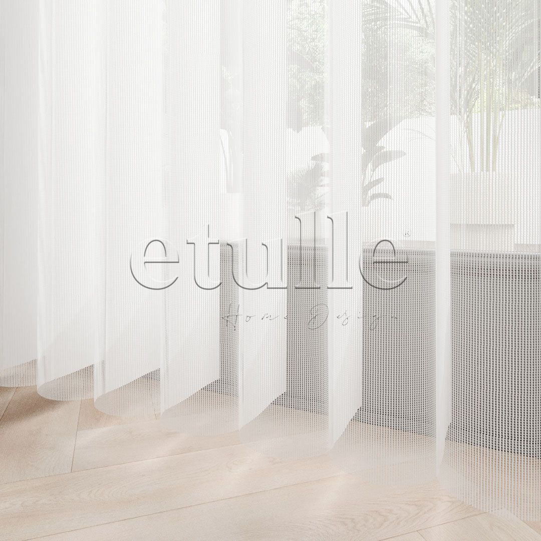 Sea Kafka - Printed Vertical Tulle Curtain