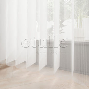 Sea Kafka - Printed Vertical Tulle Curtain