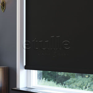 Black Blackout Roller Blinds | Ashford