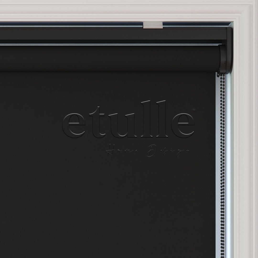 Black Blackout Roller Blinds | Ashford