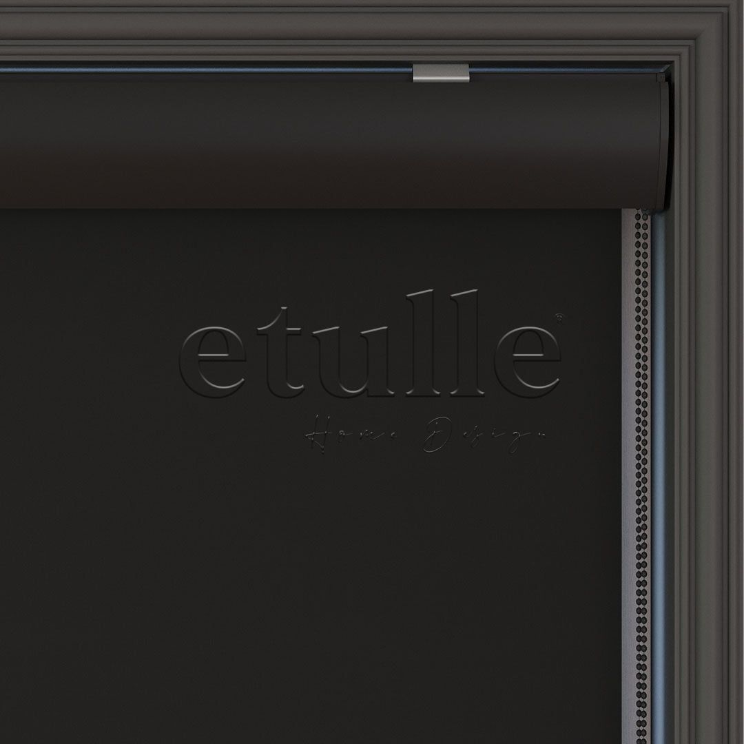 Black Blackout Roller Blinds | Ashford
