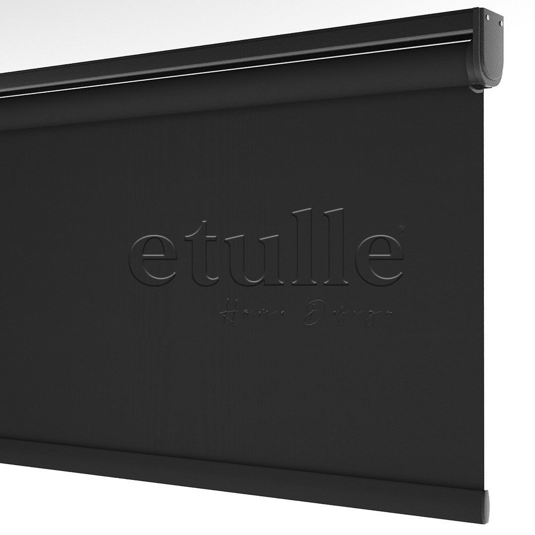 Black Blackout Roller Blinds | Ashford