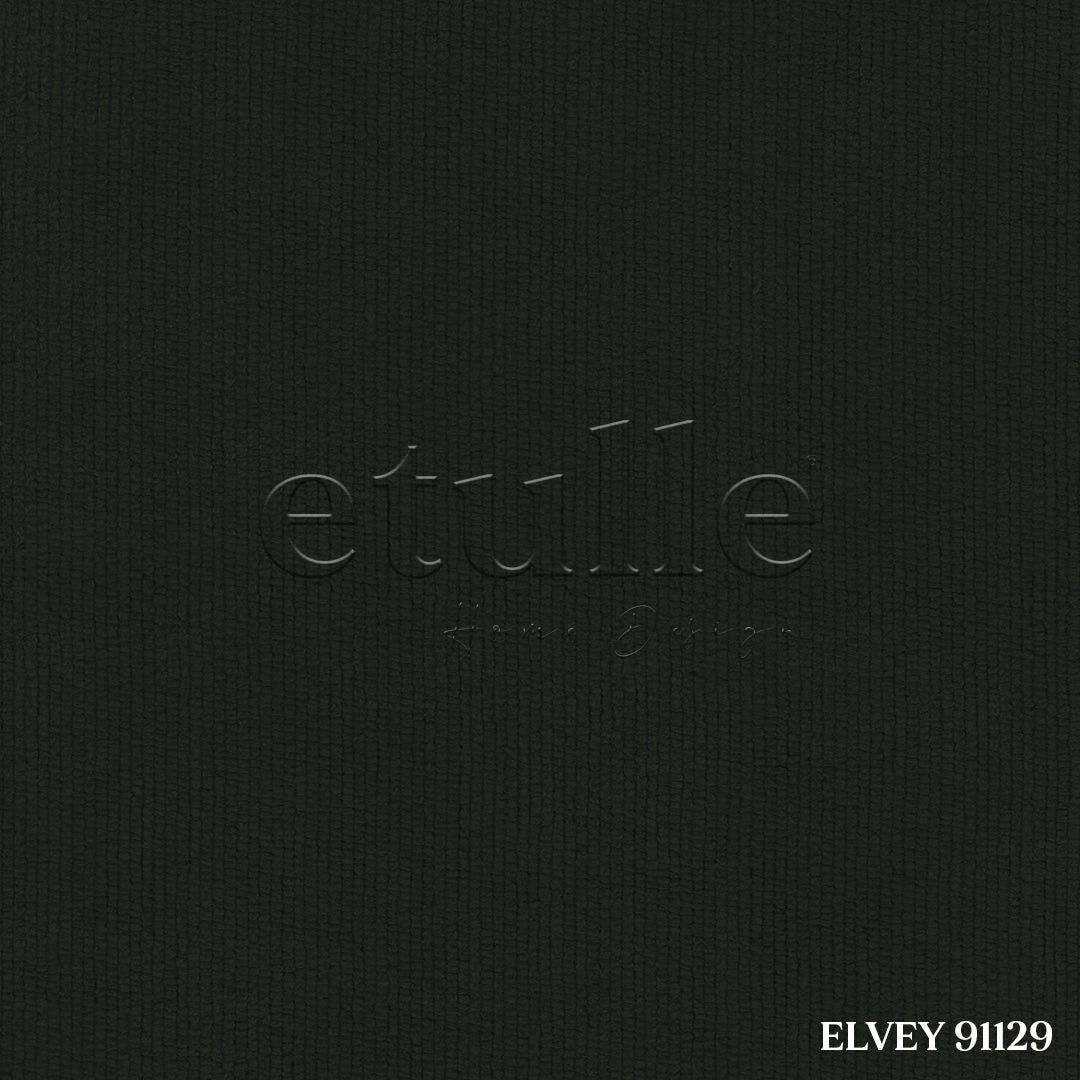 Siyah Mat Fitilli Kadife Fon Perde | Elvey