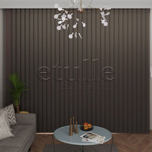 Stromboli - Plain Vertical Tulle Curtain