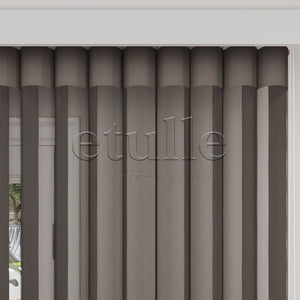 Stromboli - Plain Vertical Tulle Curtain
