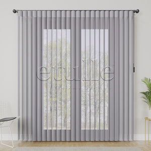 Varesa - Rustic Vertical Tulle Curtain