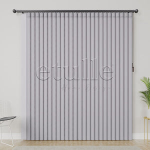 Varesa - Rustic Vertical Tulle Curtain