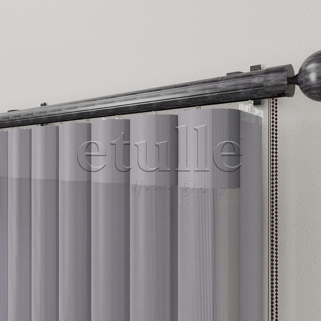 Varesa - Rustic Vertical Tulle Curtain