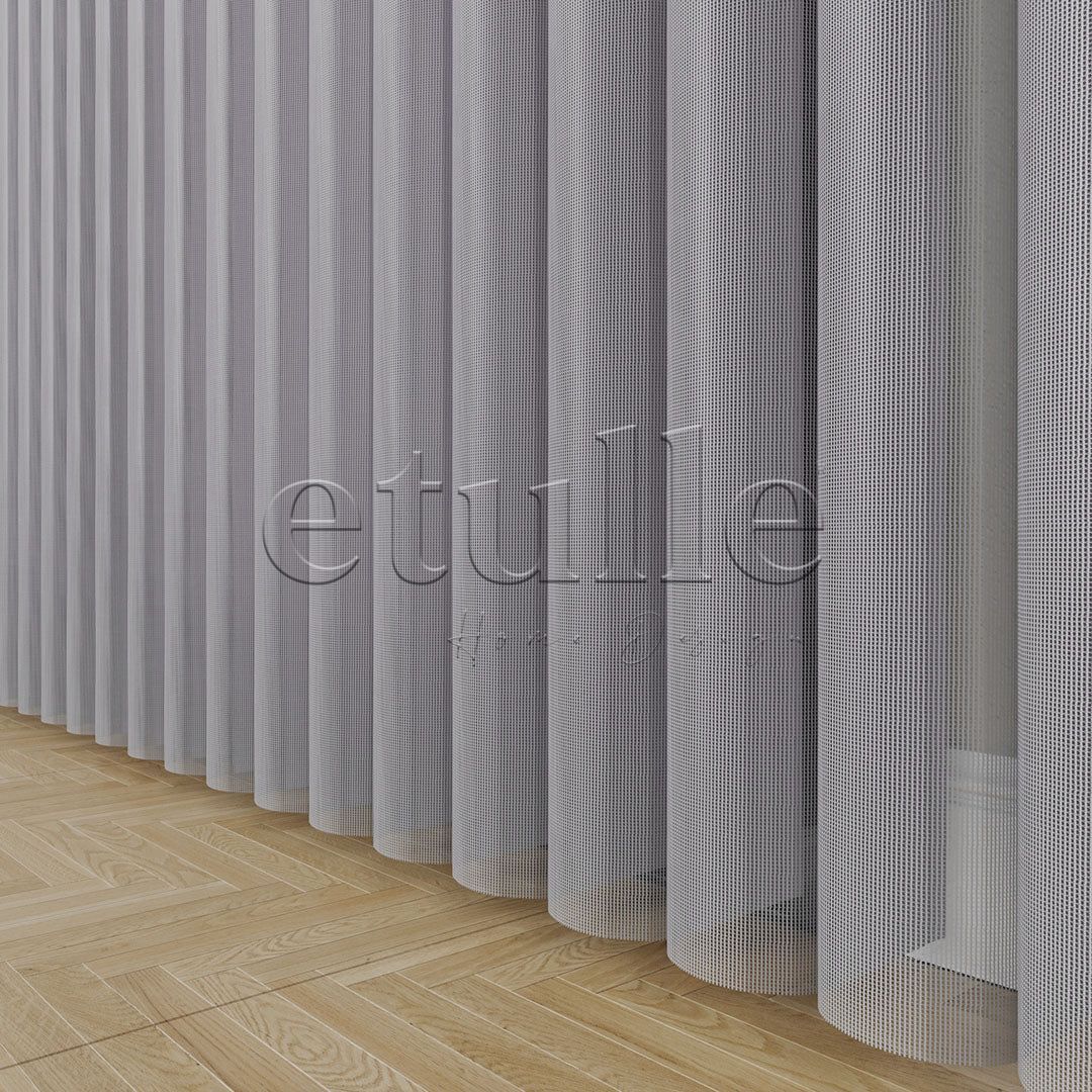 Varesa - Rustic Vertical Tulle Curtain