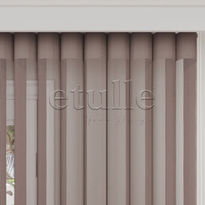 Velluto - Plain Vertical Tulle Curtain