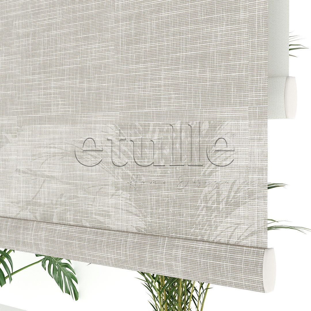 Mink Patterned Double Roller Blind | Dauphine
